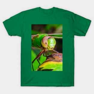 Dragonfly Smile, Macro Photograph T-Shirt